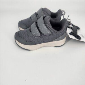 Athletic Works Baby Boys Mesh Jogger Sneakers Gray Size 5 NWT